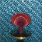 Marburg, Eclectic, vlies, vinyl anyagú, kék színű, geometriai, 3d, Modern tapéta