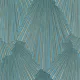 Marburg Fashion ICON Papis Loveday, vlies, vinyl anyagú, türkiz, arany színű, 3d, geometriai, abszrakt, Modern tapéta