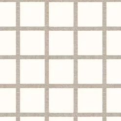   Marburg, The New Amsterdam book, vlies anyagú, törtfehér, szürke, gyöngyház színű, kockás, geometriai, Modern 