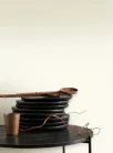Casadeco Nest vlies, vinyl anyagú, törtfehér színű, karmolt, struktúrált, egyszínű, Modern tapéta