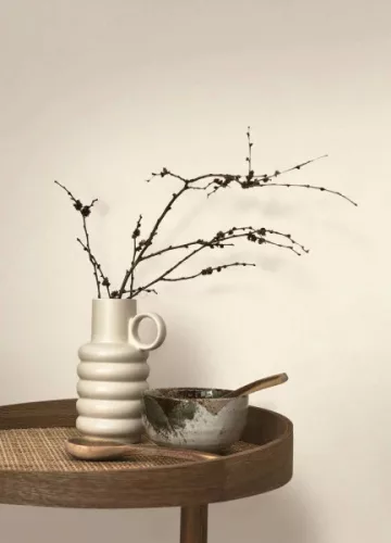 Casadeco Nest vlies, vinyl anyagú, beige színű, karmolt, struktúrált, egyszínű, Modern tapéta