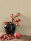 Casadeco Nest vlies, vinyl anyagú, keki színű, karmolt, struktúrált, egyszínű, Modern tapéta