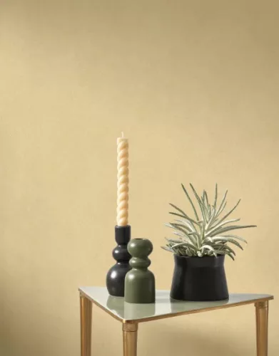Casadeco Nest vlies, vinyl anyagú, mustársárga színű, karmolt, struktúrált, egyszínű, Modern tapéta