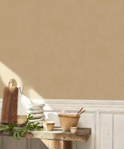 Casadeco Nest vlies, vinyl anyagú, barna színű, karmolt, struktúrált, egyszínű, Modern tapéta