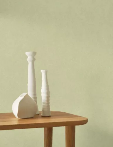 Casadeco Nest vlies, vinyl anyagú, zöld színű, karmolt, struktúrált, egyszínű, Modern tapéta