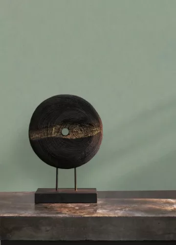 Casadeco Nest vlies, vinyl anyagú, zöld színű, karmolt, struktúrált, egyszínű, Modern tapéta