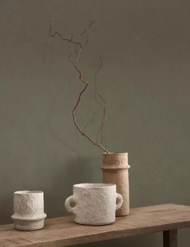 Casadeco Nest vlies, vinyl anyagú, sötét színű, karmolt, struktúrált, egyszínű, Modern tapéta