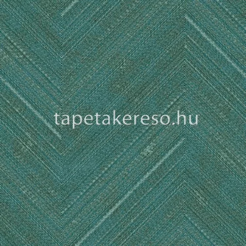 Nina Hancoc Perla vlies, vinyl anyagú zöld, türkiz színű chevron, zig-zag modern, natural tapéta