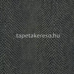   Nina Hancoc Perla vlies, vinyl anyagú kék, arany színű bőrmintás modern, natural tapéta