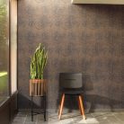 Casadeco vlies, vinyl  anyagú, szürke, bronz színű, modern,  tapéta