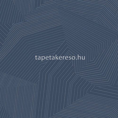 York NEW ORIGINS vlies anyagú kék, szürke színű vonalas, geometriai modern tapéta