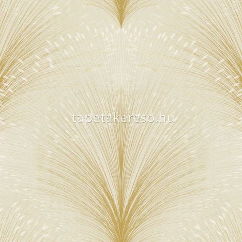 York NEW ORIGINS vlies anyagú beige, arany színű leveles modern tapéta