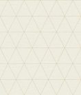 York Magnolia Home by Joanna Gaines papír anyagú beige, arany színű geometriai Romantikus tapéta