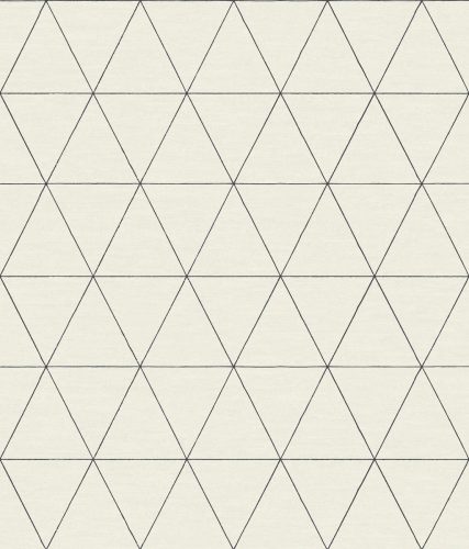 York Magnolia Home by Joanna Gaines papír anyagú beige, fekete színű geometriai Romantikus tapéta