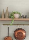 York Magnolia Home by Joanna Gaines papír anyagú szürke színű gyűrt, textilhatású Romantikus tapéta