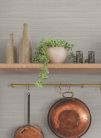 York Magnolia Home by Joanna Gaines papír anyagú szürke színű gyűrt, textilhatású Romantikus tapéta