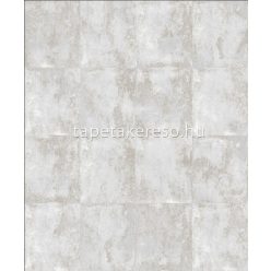   Khroma Orbital vlies anyagú beige, törtfehér színű kockás, foltos modern tapéta