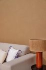 Caselio ORIGINE habos, vlies anyagú rozsdabarna színű vonalas, geometriai Modern tapéta