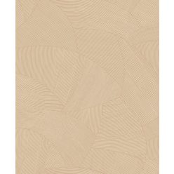   Caselio ORIGINE habos, vlies anyagú beige, barna színű vonalas, geometriai Modern tapéta
