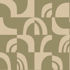   Caselio ORIGINE vinyl, vlies anyagú keki, barna színű geometriai Modern tapéta