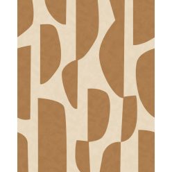   Caselio ORIGINE vlies anyagú beige, barna színű geometriai Modern panel