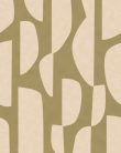 Caselio ORIGINE vlies anyagú beige, keki színű geometriai Modern panel