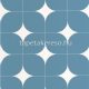 Caselio Outlines vlies, vinyl anyagú kék, fehér színű geometriai modern tapéta