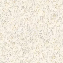   Casadeco Once Upon A Time pamut anyagú fehér, szürke, sárga színű leveles gyerek textil