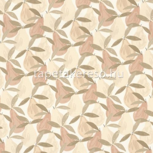Casadeco Once Upon A Time pamut anyagú beige, barna színű gyümölcsös gyerek textil