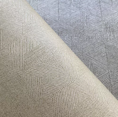 SketchTwenty3 Pavone vlies anyagú, keki, ezüst, csillámos színű, geometriai, Modern tapéta