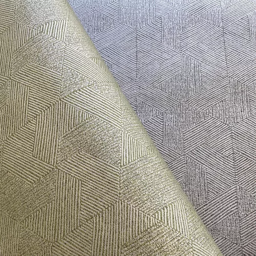SketchTwenty3 Pavone vlies anyagú, zöld, csillámos színű, geometriai, Modern tapéta