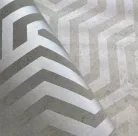 SketchTwenty3 Pavone vlies anyagú, keki, ezüst színű, geometriai, Modern tapéta