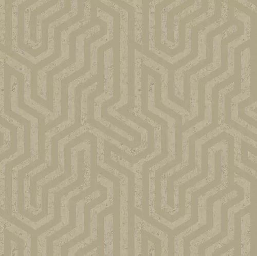 SketchTwenty3 Pavone üveggyöngy, vlies anyagú, zöld, csillámos színű, geometriai, Modern tapéta