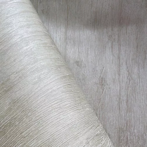SketchTwenty3 Pavone vlies anyagú, beige, szürke, gyöngyház színű, famintás, Modern tapéta