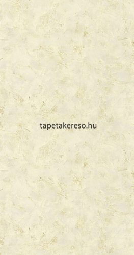 Caselio PATINE 2 vlies, vinyl anyagú törtfehér, arany színű vakolt modern tapéta