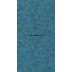   Caselio PATINE 2 vlies, vinyl anyagú kék, bronz színű vakolt modern tapéta