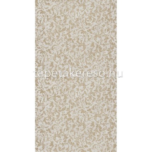 Casadeco Palazzo vlies, vinyl anyagú beige, arany színű indamintás, barokk klasszikus tapéta