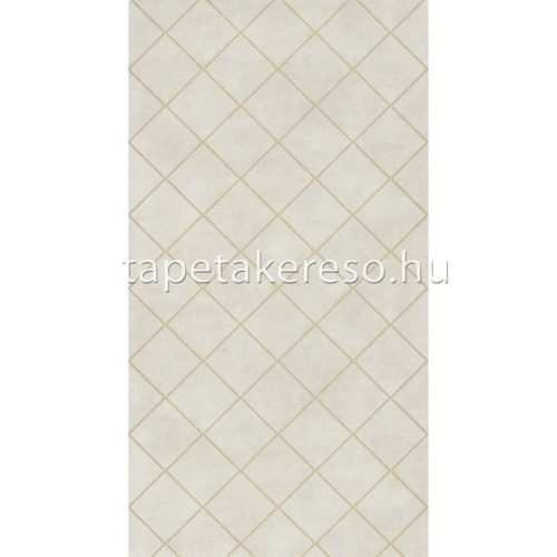 Casadeco Palazzo vlies, vinyl anyagú beige, arany színű geometriai klasszikus tapéta