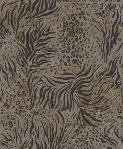 Prestige Wallcoverings Panthera vlies,üveggyöngy anyagú szürke, barna színű bőrminta, absztrakt Modern tapéta