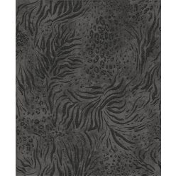   Prestige Wallcoverings Panthera vlies,üveggyöngy anyagú fekete, szürke színű bőrminta, absztrakt Modern tapéta