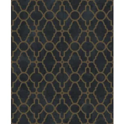   Prestige Wallcoverings Panthera vlies anyagú kék, arany színű geometriai Modern tapéta
