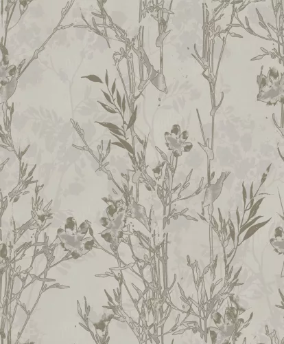 Prestige Wallcoverings Panthera vlies anyagú beige, barna színű virágos, leveles Modern tapéta