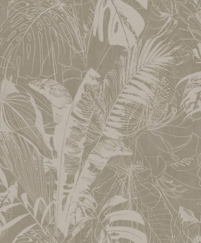 Prestige Wallcoverings Panthera vlies anyagú beige, barna színű leveles Modern tapéta