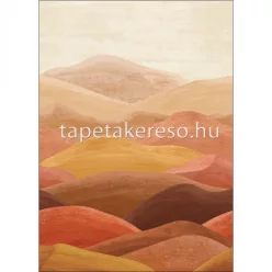   Caselio Pimp My Wall vlies anyagú sárga, barna, narancssárga színű tájkép modern poszter