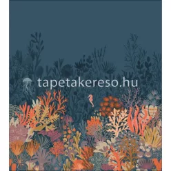   Caselio Pimp My Wall vlies anyagú kék, narancssárga, barna színű tenger modern poszter