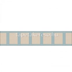   Caselio Pimp My Wall vlies anyagú barna, türkiz színű szövethatású modern poszter