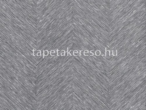 Omexco Portfolio textil, vlies anyagú fehér, szürke színű zig-zag, csíkos modern tapéta