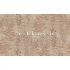   Decoprint Reflect vlies, vinyl anyagú barna, mályva színű leveles modern tapéta