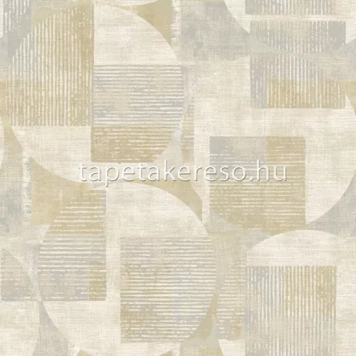 Decoprint Reflect vlies, vinyl anyagú beige, szürke színű geometriai modern tapéta