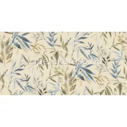   Decoprint Reflect vlies, vinyl anyagú beige, barna, kék színű leveles modern tapéta
